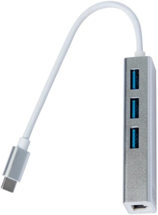 2B Type C 3 USB3.0 Ports HUB with Ethernet Adapter